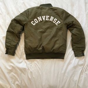 Converse Olive Green Bomber Jacket